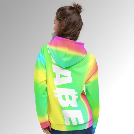 Custom Unisex Hoodie - ₿A₿E (back)