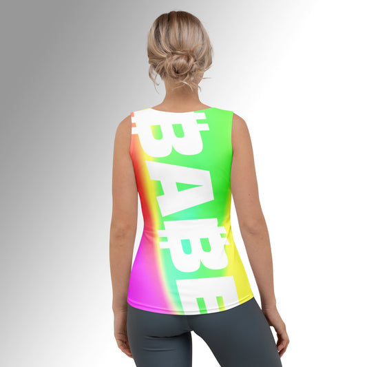 Custom Cut & Sew Tank Top - ₿A₿E