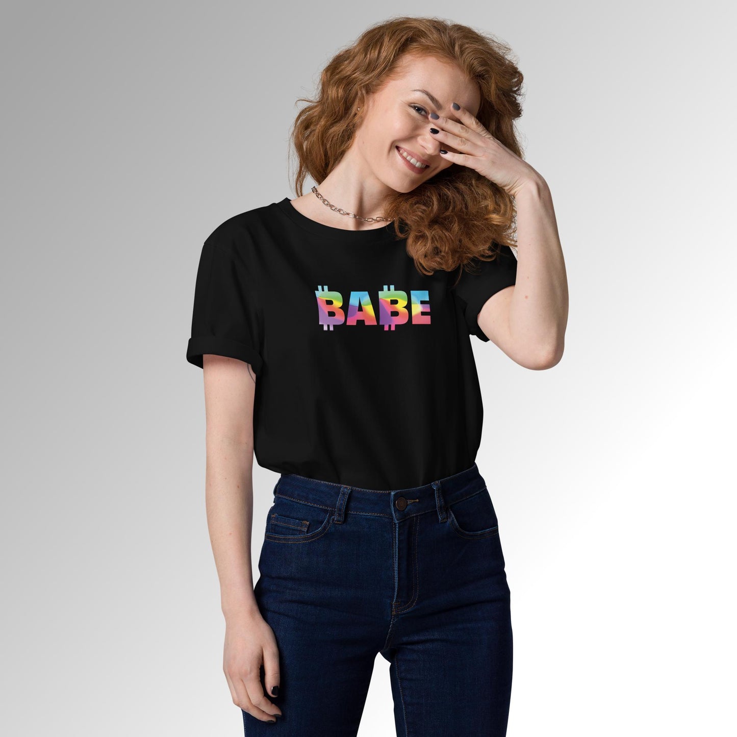 Custom Unisex Organic Cotton T-Shirt - ₿A₿E
