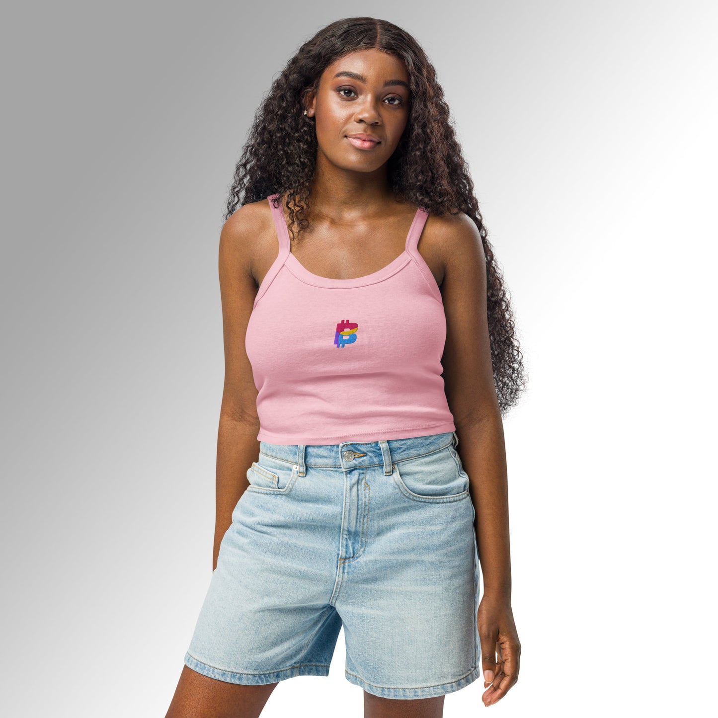 Micro-Rib Tank Top - ₿