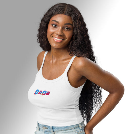 Custom Micro-Rib Tank Top - ₿A₿E