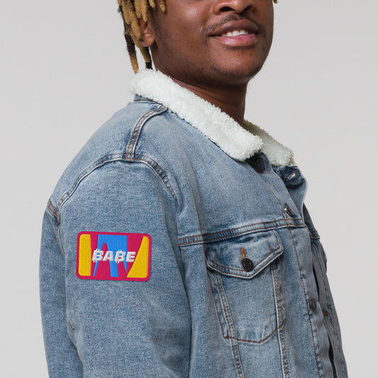 Rectangle Embroidered Patch - ₿A₿E