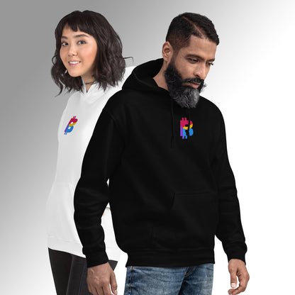 Unisex Embroidered Hoodie - ₿