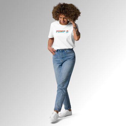 Custom Unisex Organic Cotton T-Shirt - Pump ₿