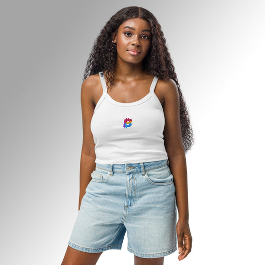 Micro-Rib Tank Top - ₿